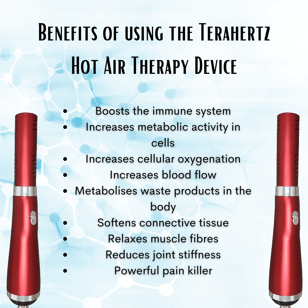 Terahertz (THz) Hot Air Therapy Device. Made with Quartz Crystal.